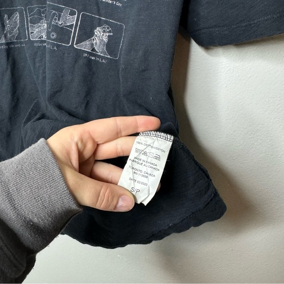 Hiro Clark Wash Up Short Sleeve Graphic Tee In Black - Picture 7 of 7